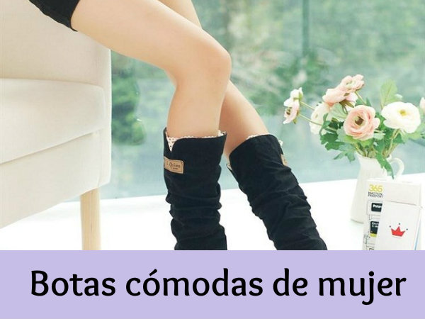 Botas cómodas de mujer
